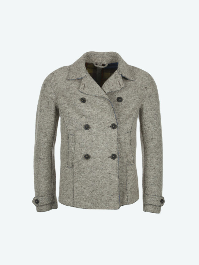Gray coat