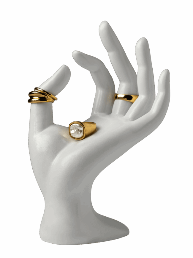 Bague en Or Jaune 18K – Modèle Classique