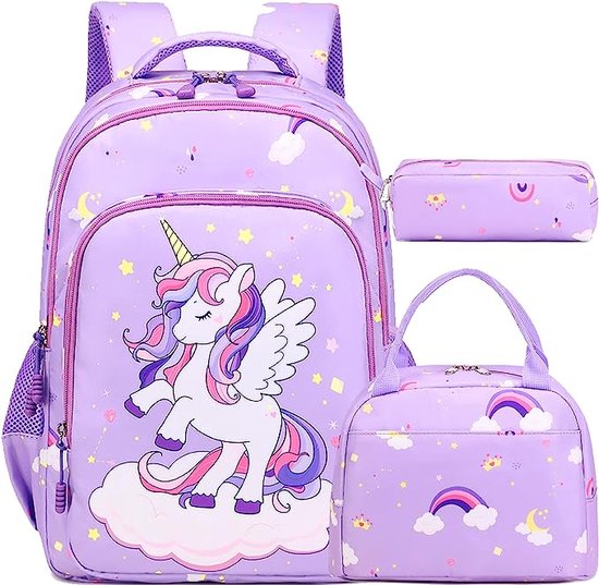 Sac à Dos Trolley Licorne – À Roulettes et Bretelles